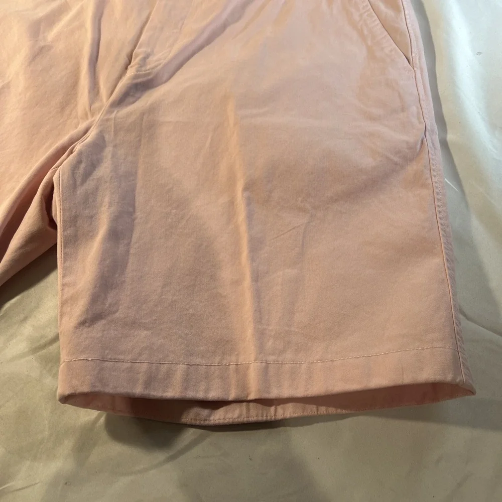 J McLAUGHLIN Men's Pink Flat Front Chino Shorts‎ Size 40